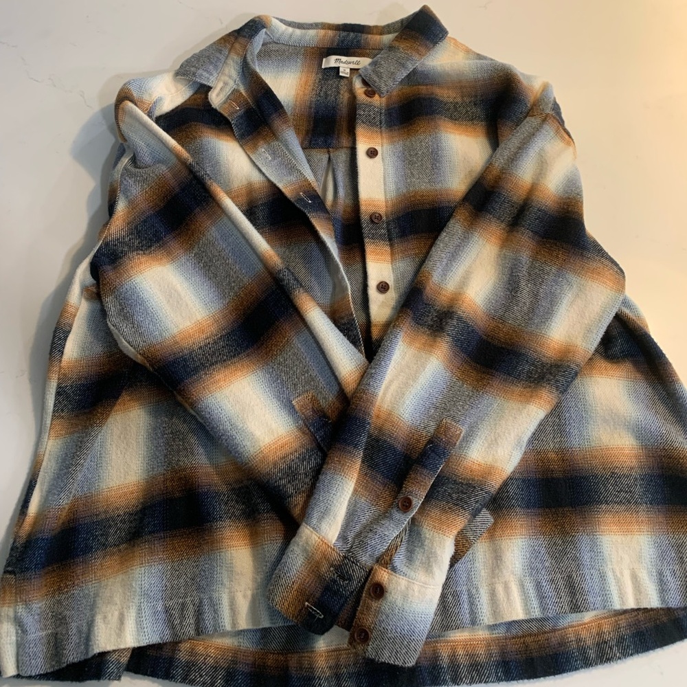 Madewell Multicolor Plaid Shirt, M